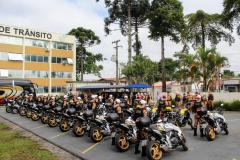 FORMATURA DO CURSO DE MOTOCICLISTAS DO BPTRAN